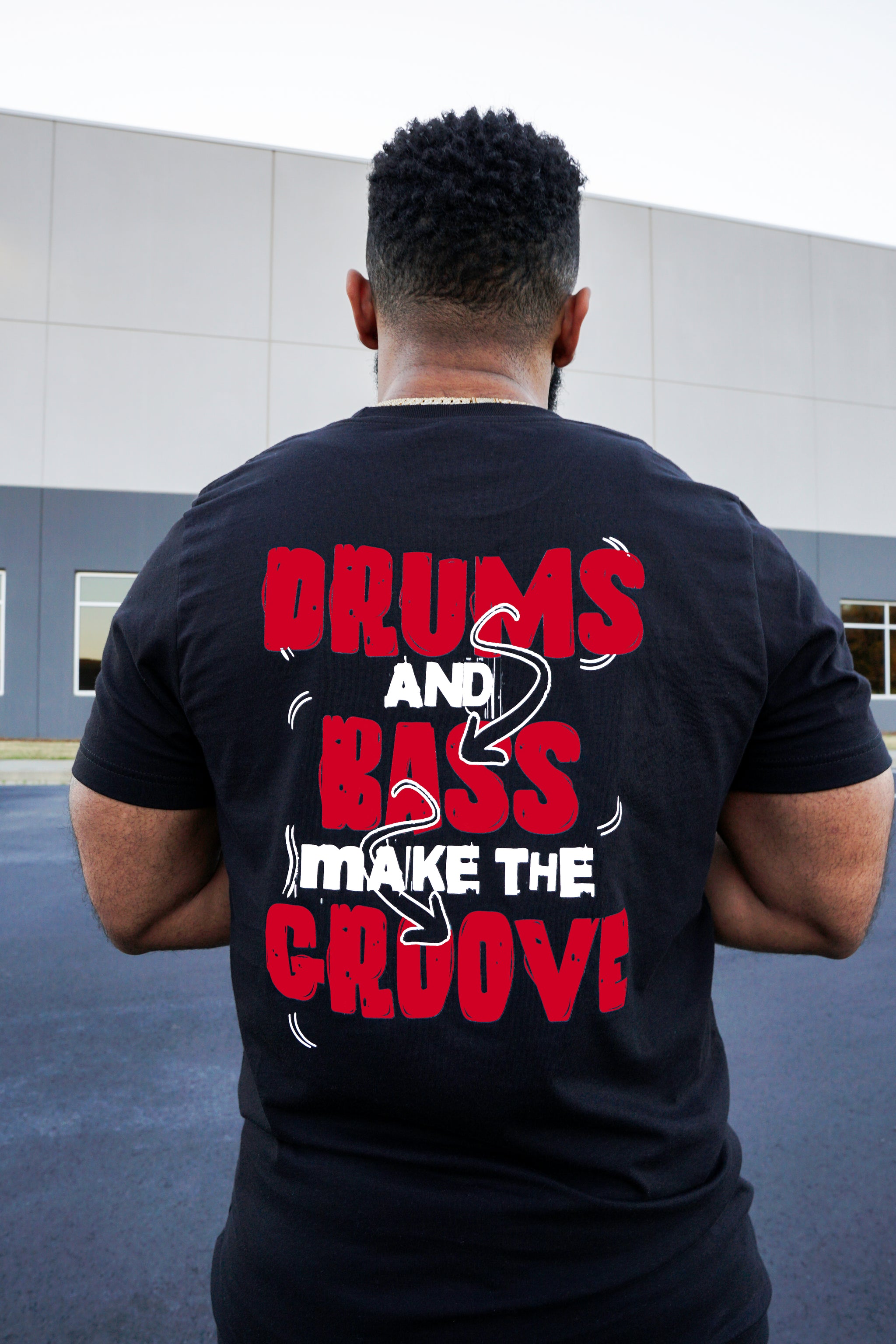 Groove T-shirt (Black/Red) – Got Pocket? Apparel